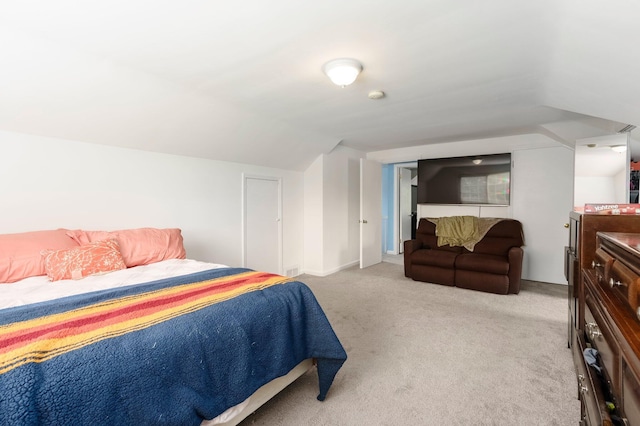 15501 E Jefferson Ave, Grosse Pointe Park, MI 48230 - bedroom featuring carpet floors and vaulted ceiling
