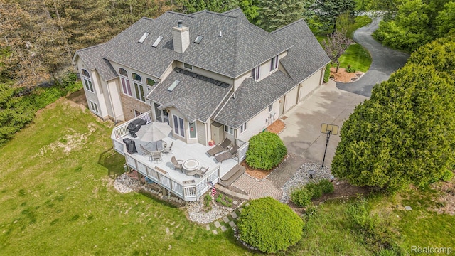 1437 Rillview Ct, Metamora, MI 48455 - aerial view of property and surrounding area