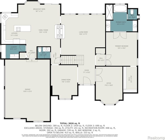 1437 Rillview Ct, Metamora, MI 48455 - property floor plan