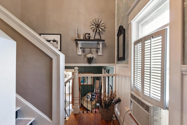 700 S Washington, Mount Pleasant, MI 48858 - foyer entrance featuring hardwood / wood-style flooring and cooling unit