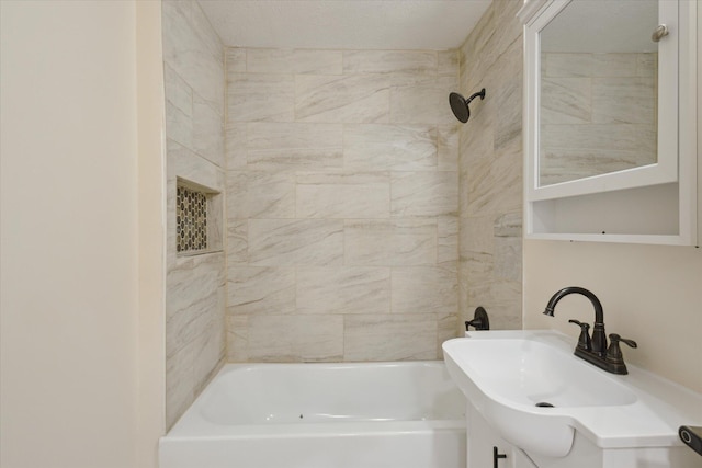 932 Enders Ave, Benton Harbor, MI 49022 - bathroom featuring vanity and shower / tub combination