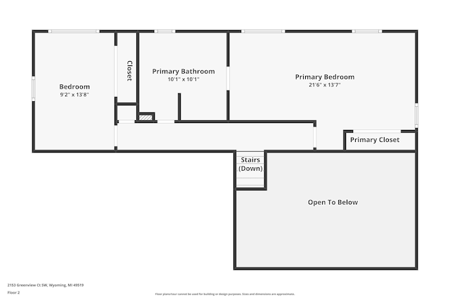 2153 Greenview Ct SW, Wyoming, MI 49519 - property floor plan