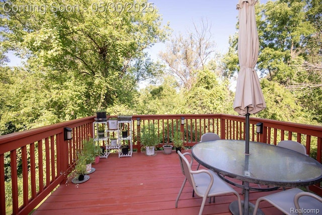 2062 Preserve Cir W, Canton, MI 48188 - deck featuring outdoor dining area