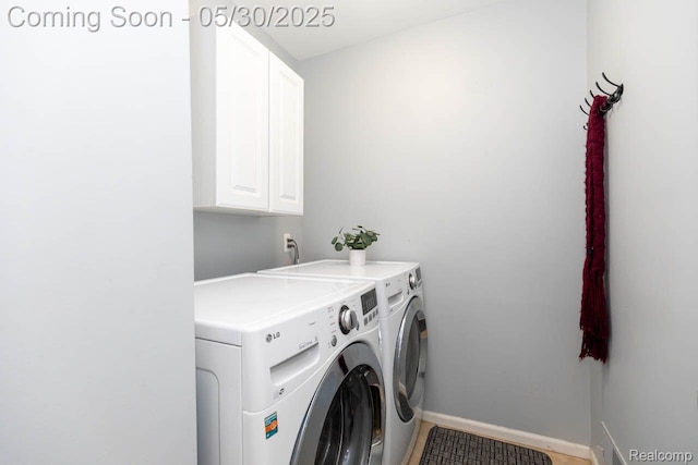 2062 Preserve Cir W, Canton, MI 48188 - washroom with cabinet space, separate washer and dryer, and baseboards