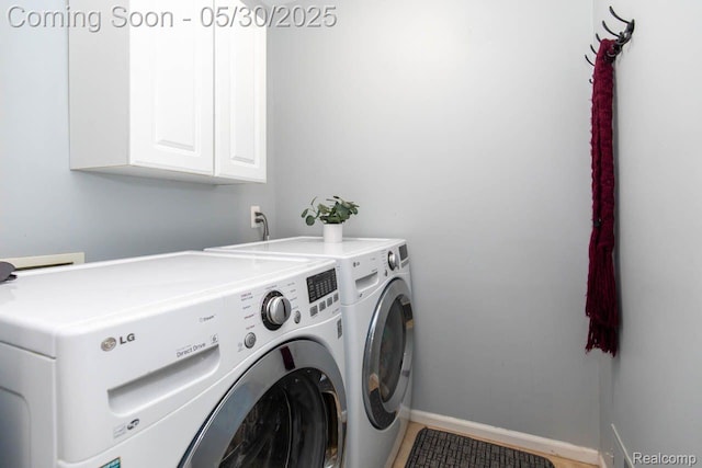 2062 Preserve Cir W, Canton, MI 48188 - washroom with cabinet space, washing machine and clothes dryer, and baseboards