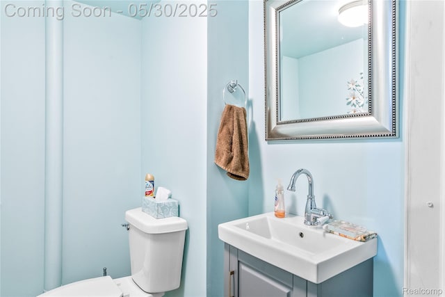 454 Breakwater, Belleville, MI 48111 - half bath featuring toilet and vanity