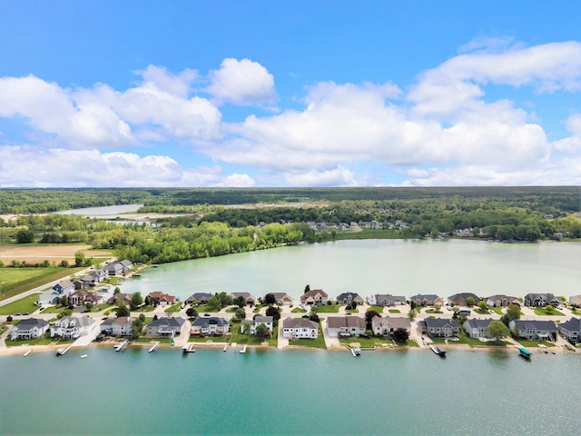 9077 24th Ave, Jenison, MI 49428 - aerial perspective of suburban area with a large body of water