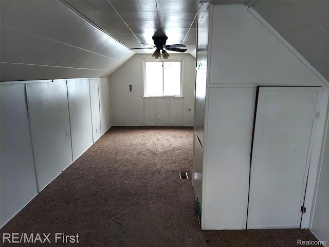24449 Lauren Ave, Warren, MI 48089 - bonus room with carpet floors, lofted ceiling, and a ceiling fan