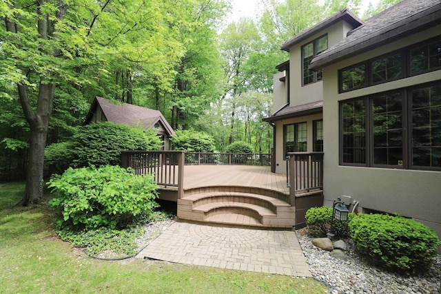 10466 W Farrand Rd, Montrose, MI 48457 - view of wooden terrace