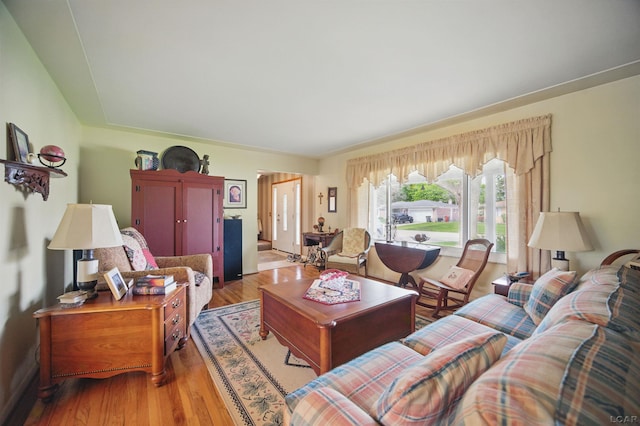 39582 Tunstall St, Clinton Township, MI 48038 - living area featuring wood finished floors