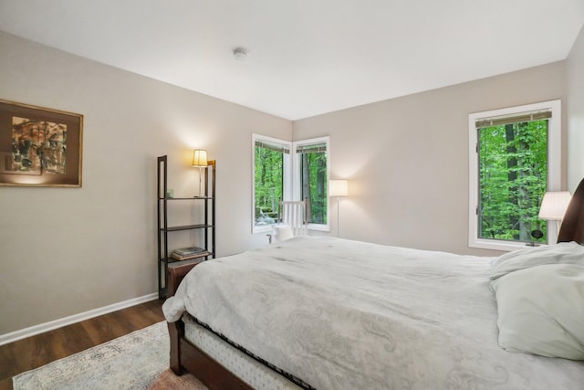 3805 Penberton Ct, Ann Arbor, MI 48105 - bedroom with wood finished floors, baseboards, and multiple windows