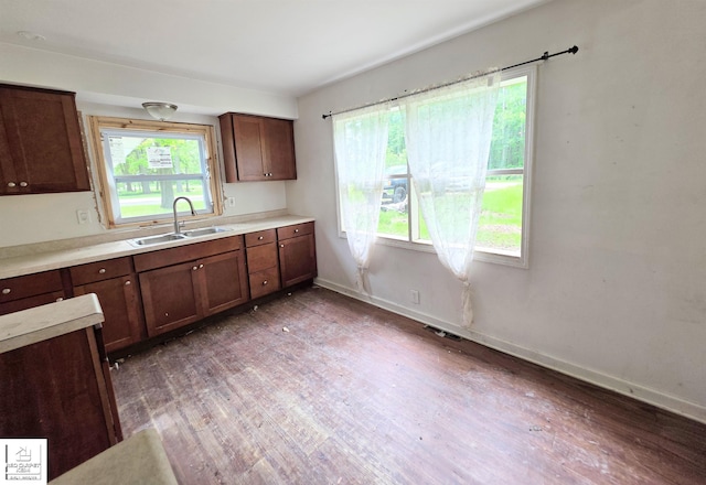 3416 Willard Rd, Birch Run, MI 48415 - kitchen with wood finished floors and light countertops