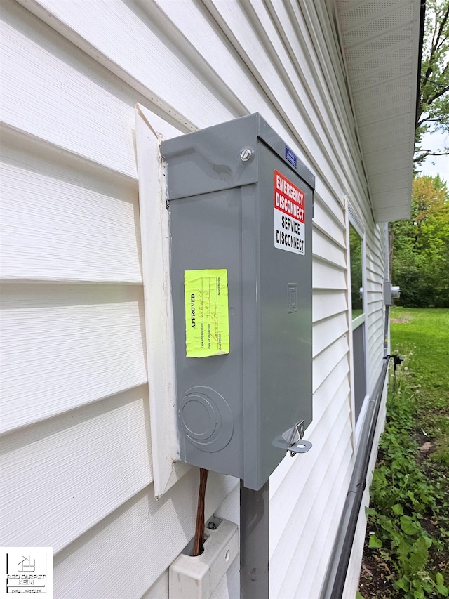 3416 Willard Rd, Birch Run, MI 48415 - exterior view of electric meter
