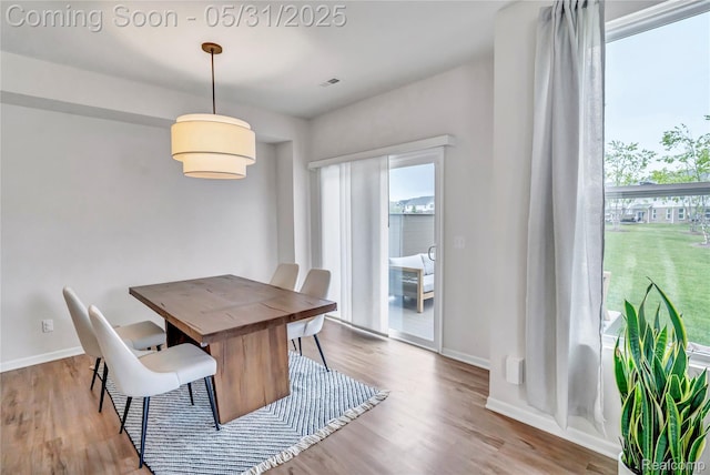 8811 Pioneer St, Washington, MI 48094 - dining area with wood finished floors and baseboards