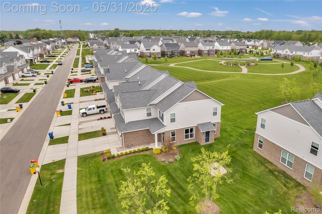 8811 Pioneer St, Washington, MI 48094 - aerial perspective of suburban area