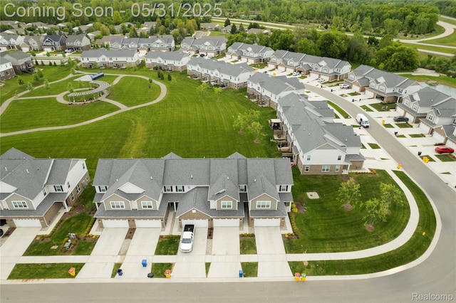 8811 Pioneer St, Washington, MI 48094 - aerial perspective of suburban area