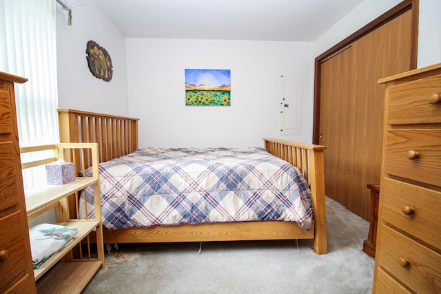 21729 Pinhook Rd, Mendon, MI 49072 - carpeted bedroom with electric panel