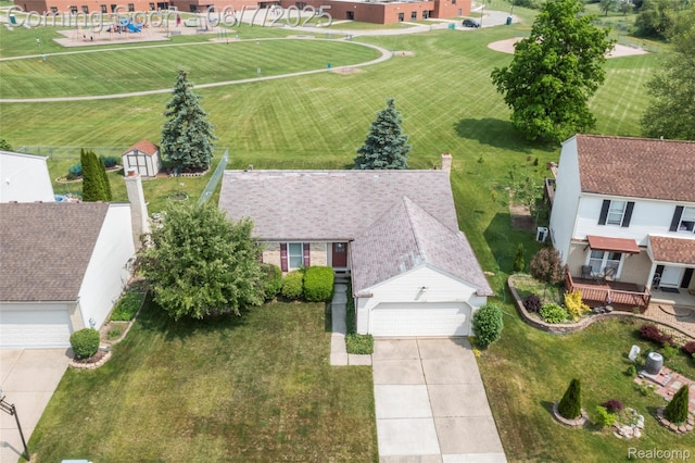 17509 Yaneev Dr, Macomb, MI 48044 - aerial view of property and surrounding area