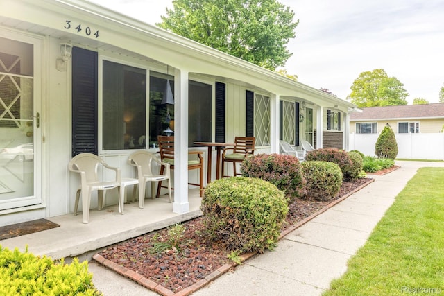 34043402 Appomattox Dr, Port Huron, MI 48060 - doorway to property featuring a porch