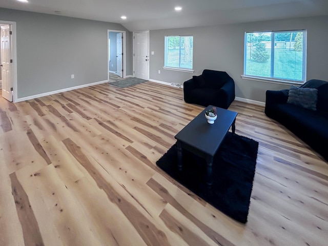5098 N Center Rd, Flint, MI 48506 - living area with recessed lighting, wood finished floors, and baseboards