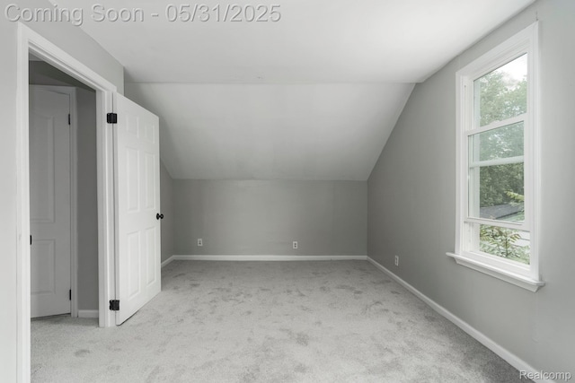 16565 Winston St, Detroit, MI 48219 - bonus room with vaulted ceiling, carpet flooring, healthy amount of natural light, and baseboards