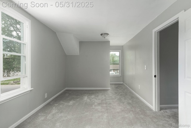 16565 Winston St, Detroit, MI 48219 - additional living space featuring carpet flooring and baseboards