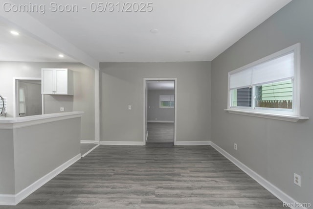 16565 Winston St, Detroit, MI 48219 - unfurnished room featuring recessed lighting, baseboards, and wood finished floors
