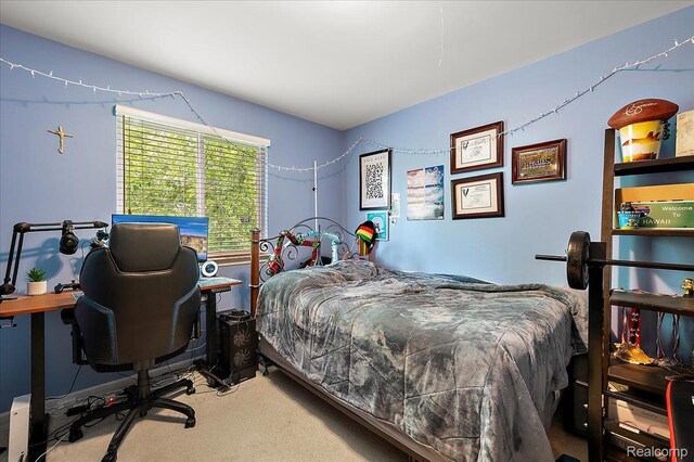 3796 Briarbrooke Ln, Rochester, MI 48306 - bedroom featuring carpet floors and a desk
