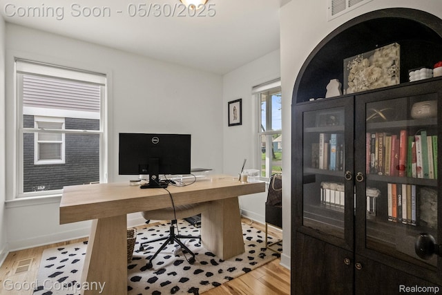 2520 Ellwood Ave, Berkley, MI 48072 - office space with light wood-style flooring and baseboards