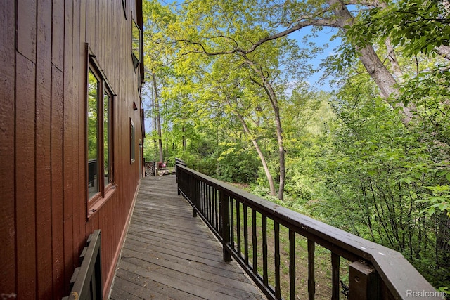 1295 Kern Rd, Oakland, MI 48363 - view of wooden deck