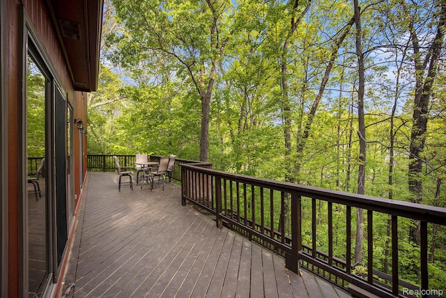 1295 Kern Rd, Oakland, MI 48363 - view of wooden terrace