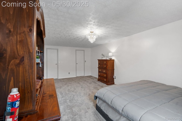 9495 Continental Dr, Taylor, MI 48180 - carpeted bedroom with a textured ceiling
