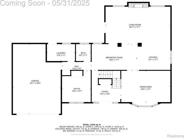 1916 Squirrel Valley Dr, Bloomfield Hills, MI 48304 - floor plan / room layout
