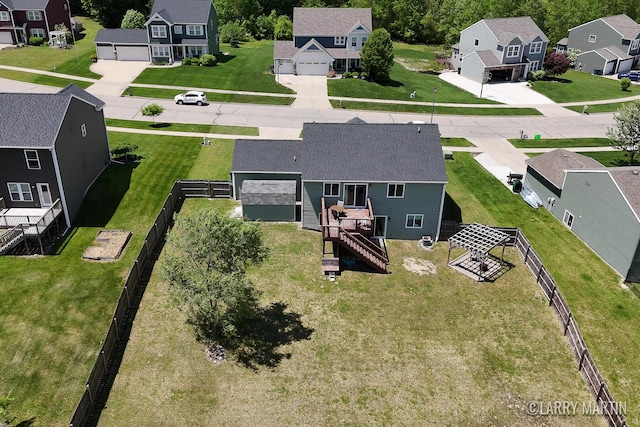 709 Wild Flower Dr, Wayland, MI 49348 - aerial view of residential area