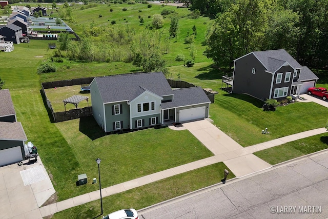 709 Wild Flower Dr, Wayland, MI 49348 - aerial view of property and surrounding area