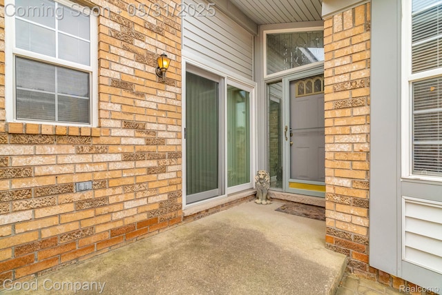 48757 Tilford Ct, Shelby Twp, MI 48315 - entrance to property featuring brick siding