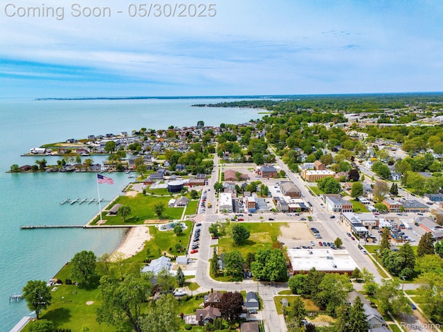 50820 Marsha Ln, New Baltimore, MI 48047 - drone / aerial view of a nearby body of water