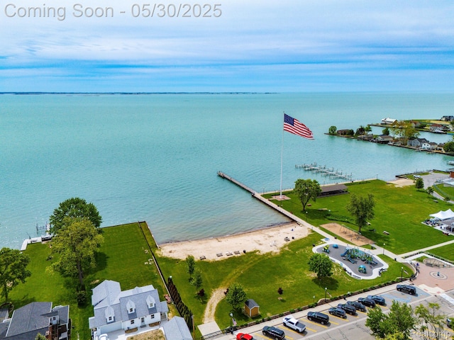 50820 Marsha Ln, New Baltimore, MI 48047 - bird's eye view of a nearby body of water