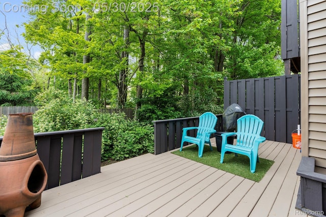 50820 Marsha Ln, New Baltimore, MI 48047 - view of wooden deck
