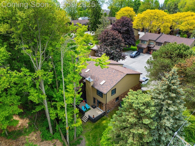 50820 Marsha Ln, New Baltimore, MI 48047 - aerial view of property and surrounding area