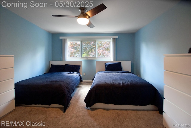 44500 Louvert Ct, Novi, MI 48375 - bedroom with carpet and ceiling fan