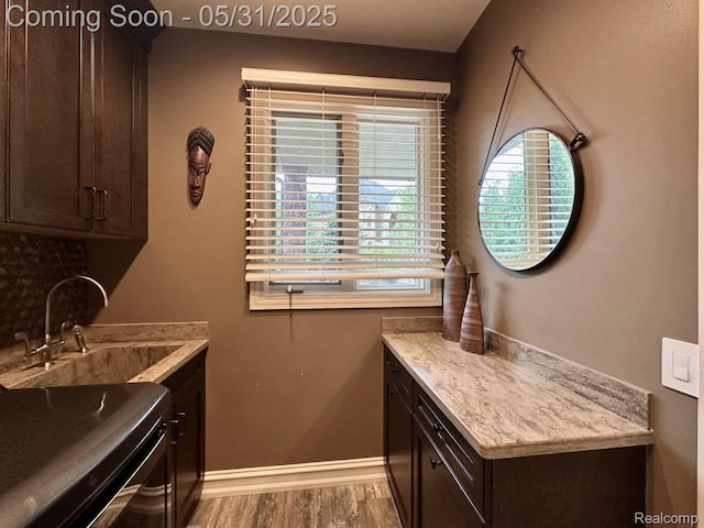 52006 Finch Ct, Shelby Twp, MI 48315 - bathroom with vanity and wood finished floors