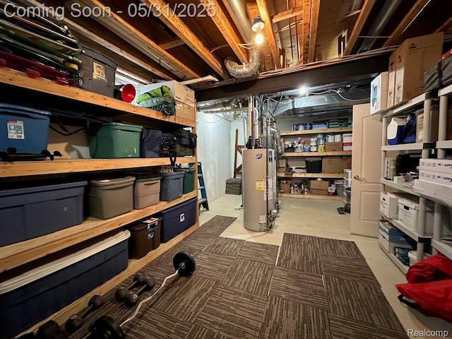 52006 Finch Ct, Shelby Twp, MI 48315 - storage room with water heater