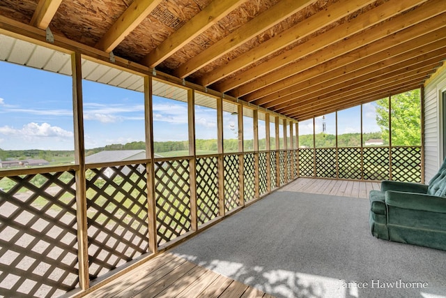 5777 N Broadway, Freeport, MI 49325 - view of unfurnished sunroom