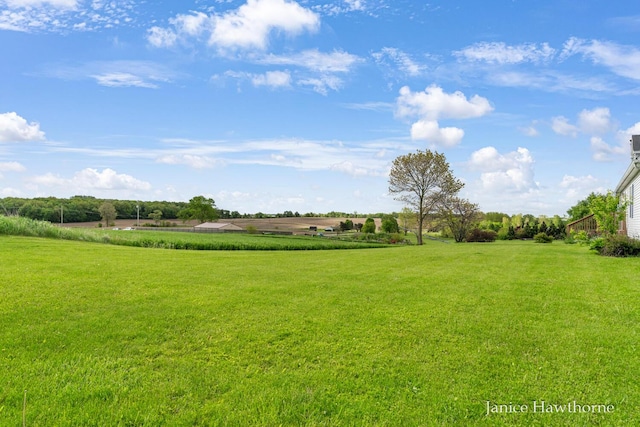 5777 N Broadway, Freeport, MI 49325 - view of green lawn with a rural view