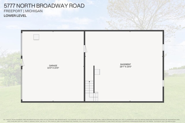 5777 N Broadway, Freeport, MI 49325 - floor plan / room layout