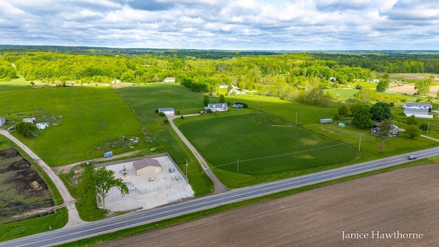 5777 N Broadway, Freeport, MI 49325 - aerial view of a heavily wooded area