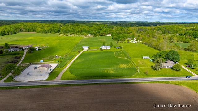 5777 N Broadway, Freeport, MI 49325 - aerial view of a heavily wooded area