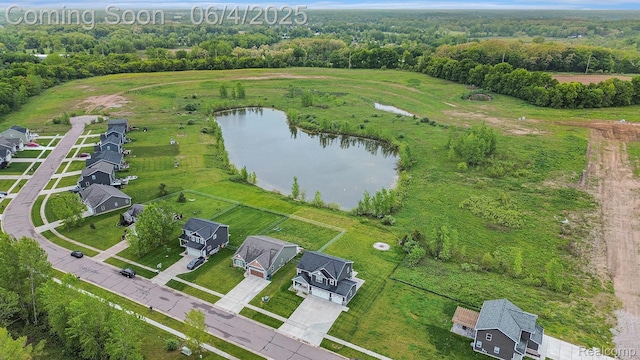 13210 River Bend Dr, Linden, MI 48451 - aerial view of property and surrounding area with a large body of water and nearby suburban area