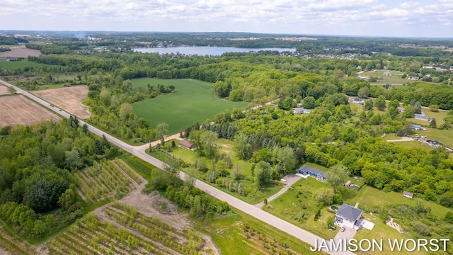 4403 4th St, Caledonia, MI 49316 - view of property location featuring a nearby body of water and rural landscape